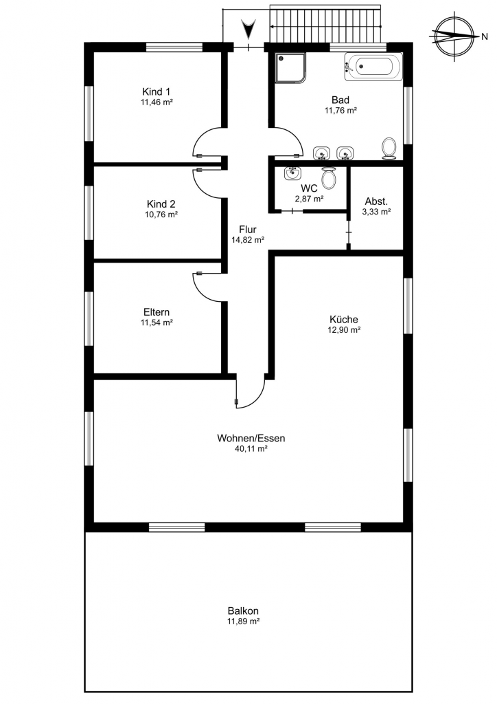 Grundrissskizze Eschede